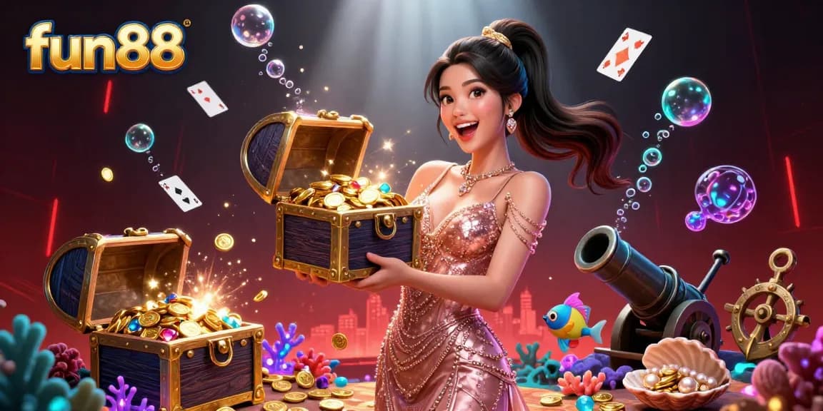Win big with fun88 in this captivating underwater casino adventure, where treasures await!