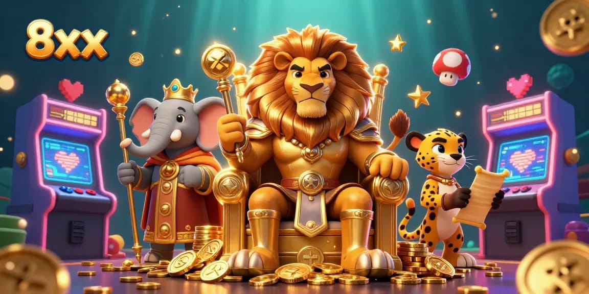 Experience thrilling betting action at 8xx with vibrant gaming characters and elements.