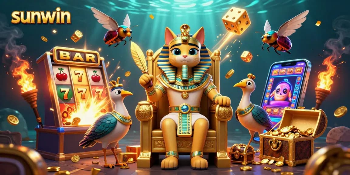 Experience sunwin's exciting gaming with 3D Egyptian-themed casino fun and dynamic jackpots.