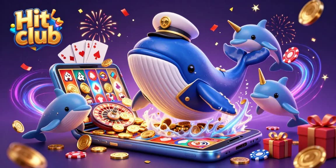 Experience thrilling luck at Hit club with vibrant 3D characters and casino elements in action.