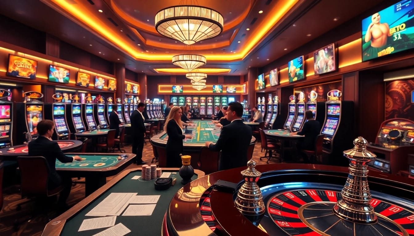 Experience the thrilling atmosphere of f168.com with vibrant casino games and engaging players.