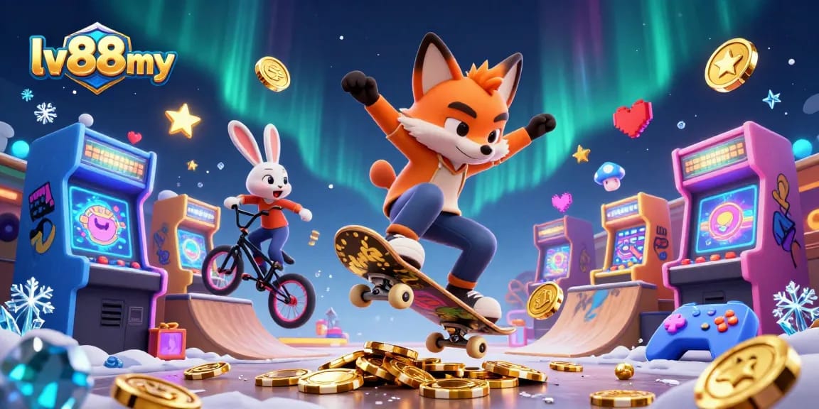 Experience dynamic gaming excitement with lv88my as animated characters showcase thrilling casino fun.