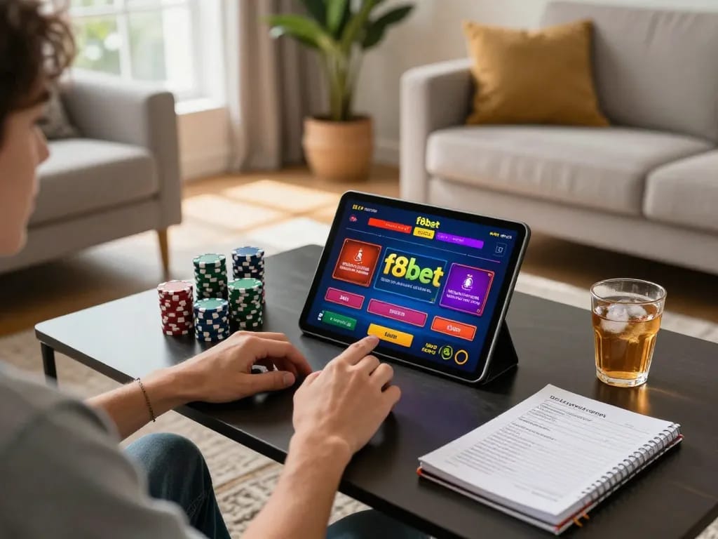Enjoying strategic online gaming with f8bet in a cozy home environment