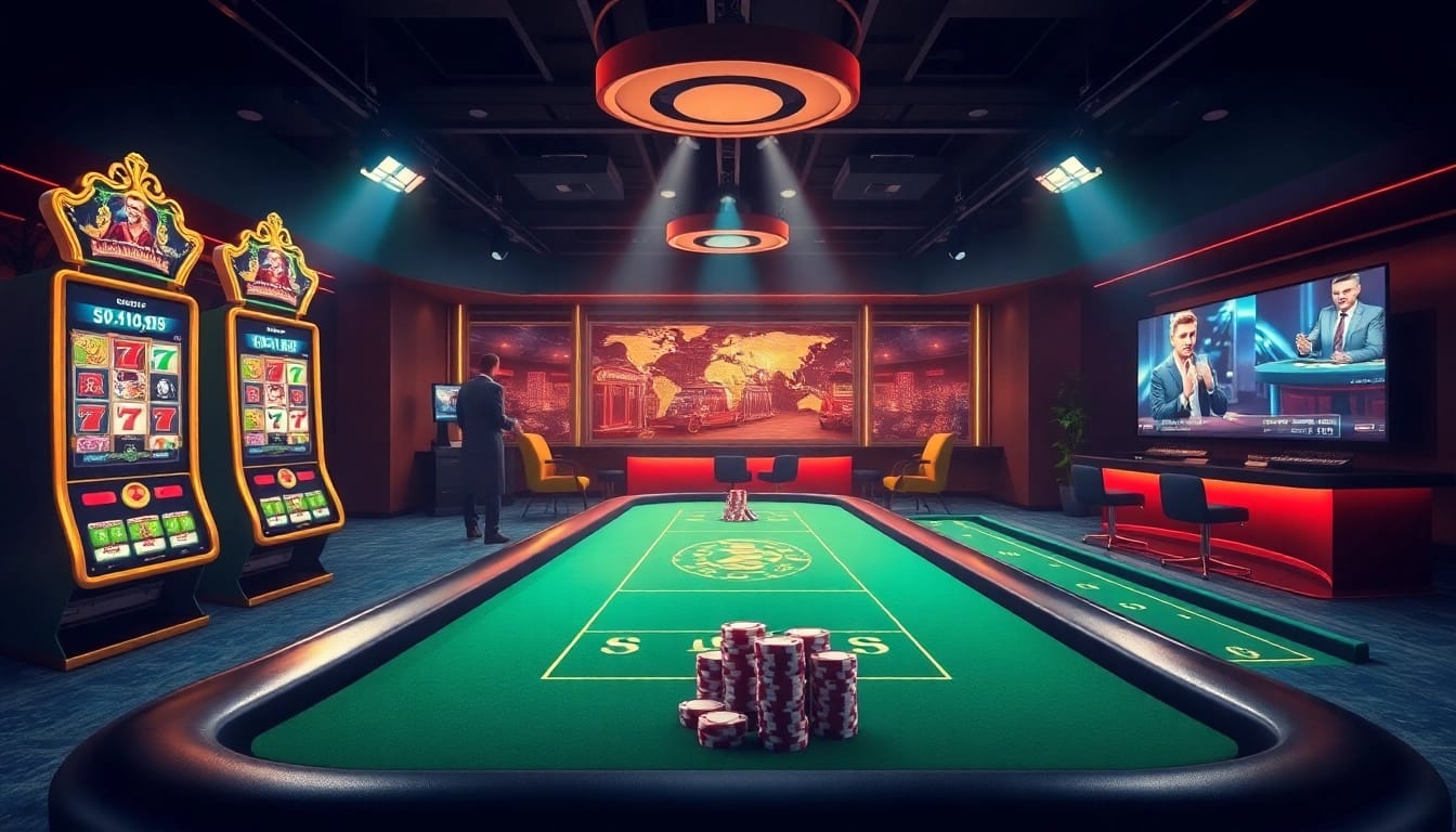 Experience the excitement of gaming at c54.gb.net with vibrant slot machines and poker tables.