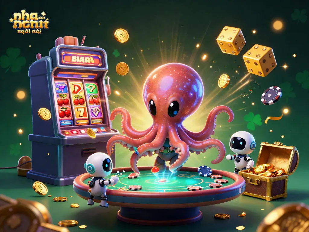 Engage with nha cai uy tin nhat mới nhất through a vibrant 3D alien casino scene.
