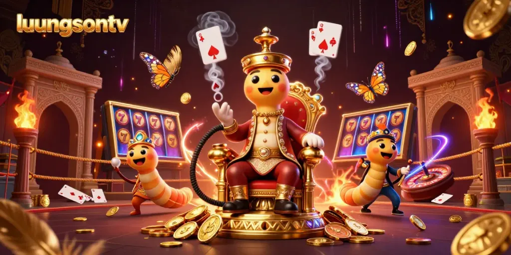 Join the live betting action with luongsontv's vibrant depiction of casino fun and games.