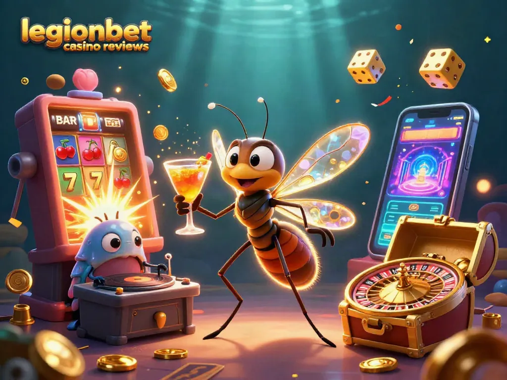 Experience thrilling gameplay with legionbet casino reviews featuring vibrant 3D characters and casino elements.