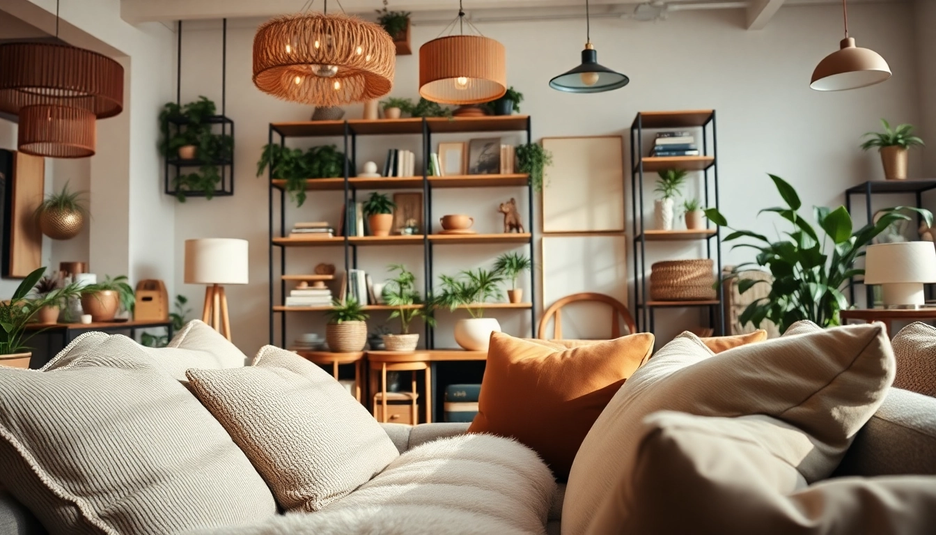 Showcasing various stylish items from a Furniture Accessories Supplier in a chic interior.