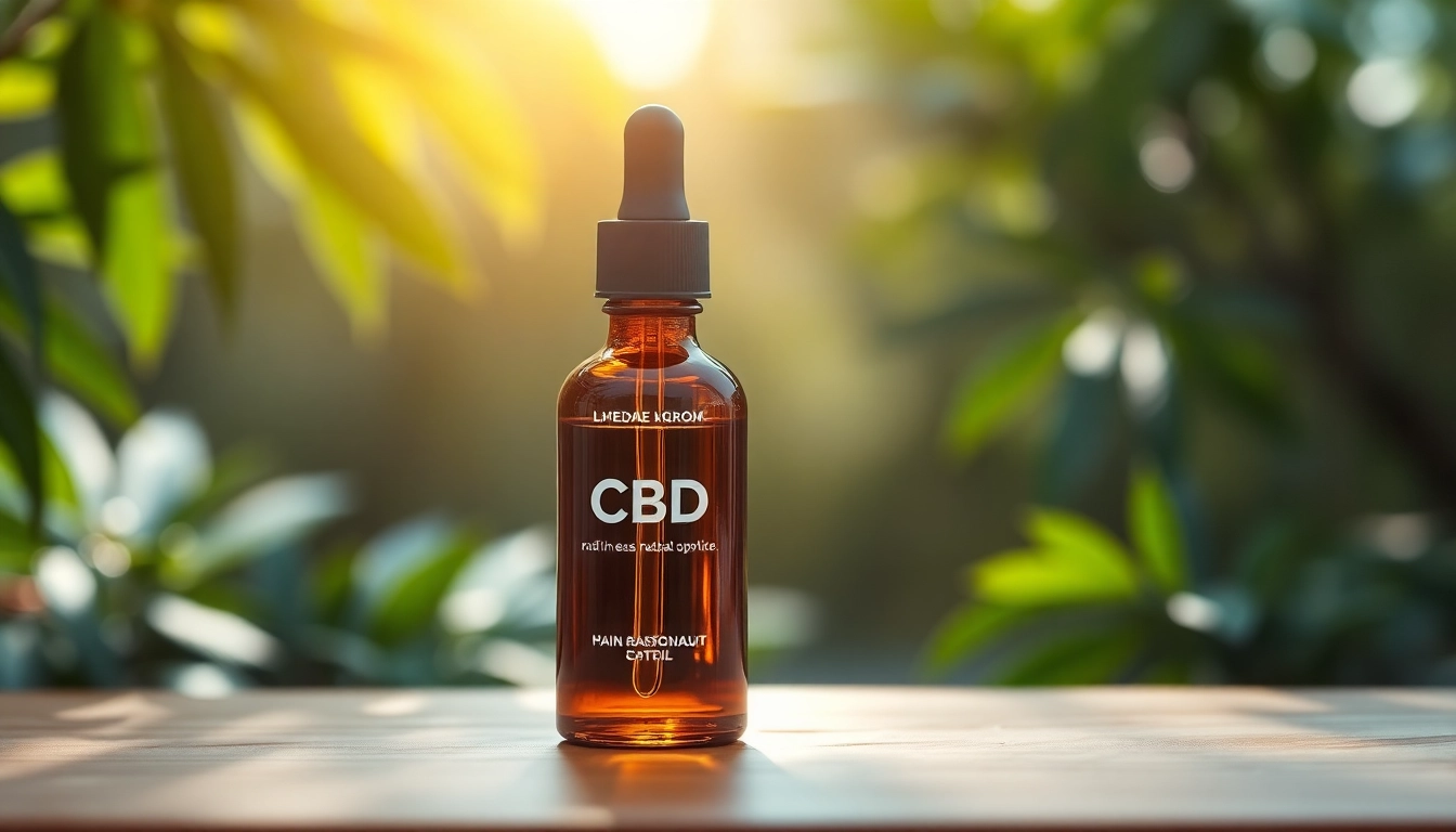Experience relief with Best CBD oil for pain management UK in a serene natural setting.
