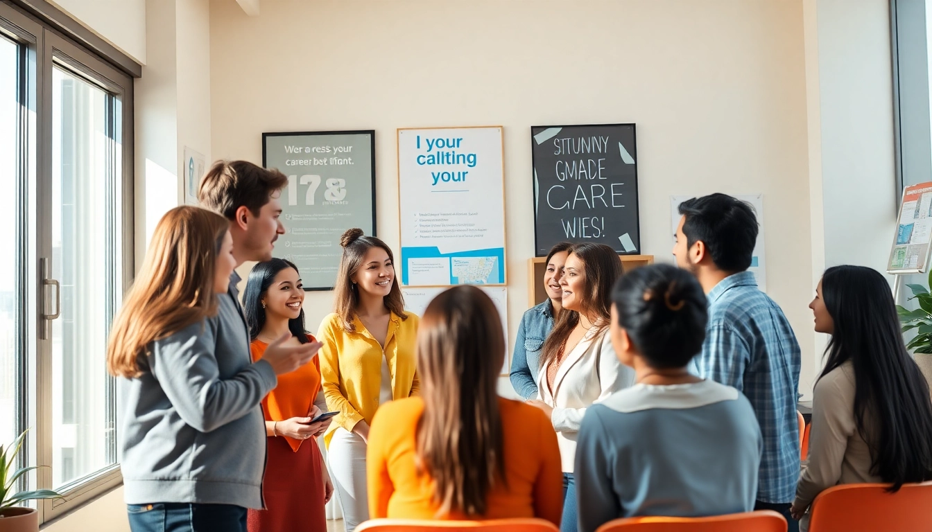 How to find my perfect career guidance session with a diverse group in an inspiring setting.
