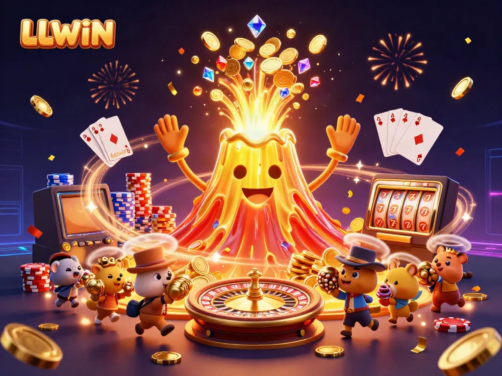 Experience thrilling gameplay at LLWIN with exciting casino elements and a vibrant, dynamic scene.