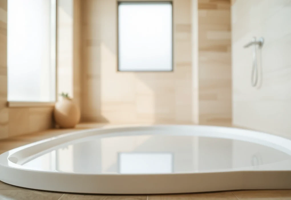 Enhance your bathroom style with a sleek shower base shower, offering modern elegance and comfort.