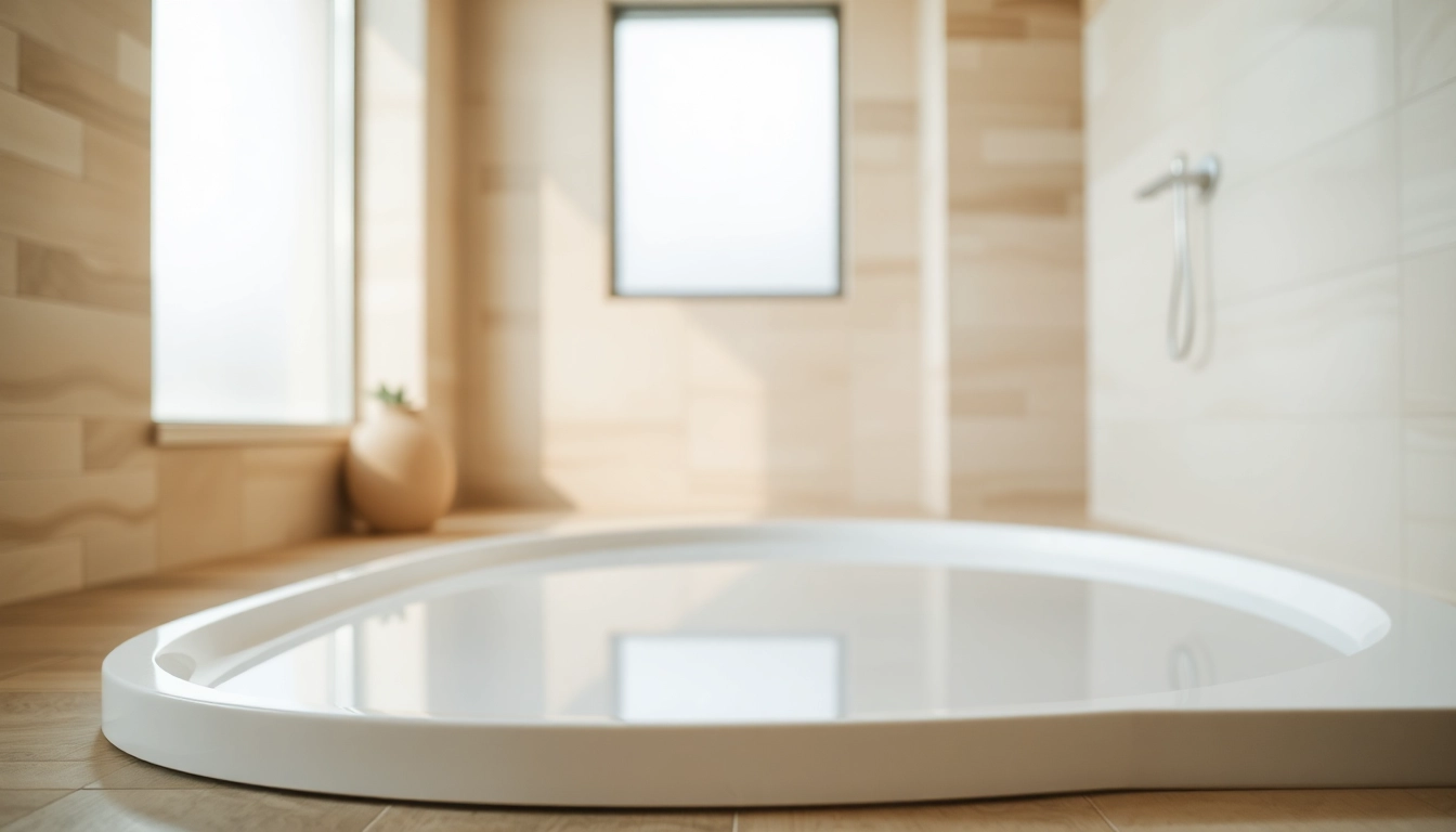 Enhance your bathroom style with a sleek shower base shower, offering modern elegance and comfort.