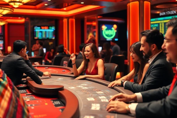 Experience the excitement of W88.nyc with vibrant casino games, including Baccarat and Blackjack, in a welcoming atmosphere.